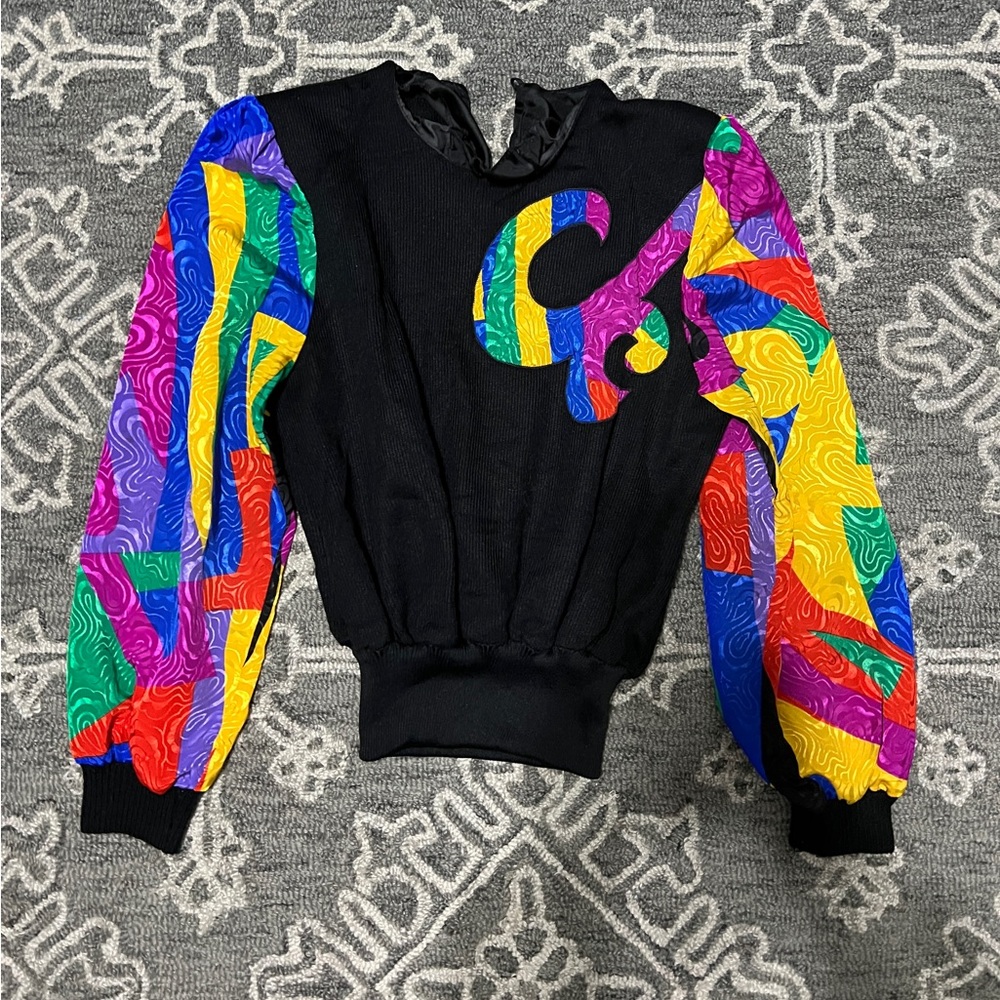 Vintage 80s Gianna Colorful Sweater